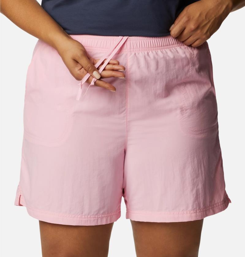 Sandy River Shorts, 6" Inseam - Plus - Womens - wild rose 1