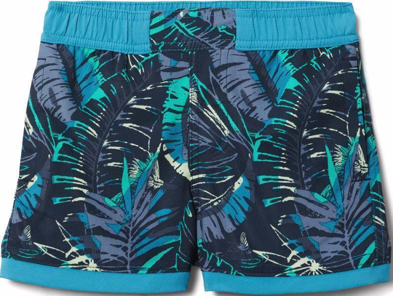 Sandy Shores Boardshorts - Toddler Boys - collegiate navy king palms 1