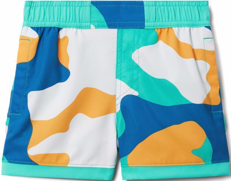 Sandy Shores Boardshorts - Toddler Boys - electric turquoise mod camo 1