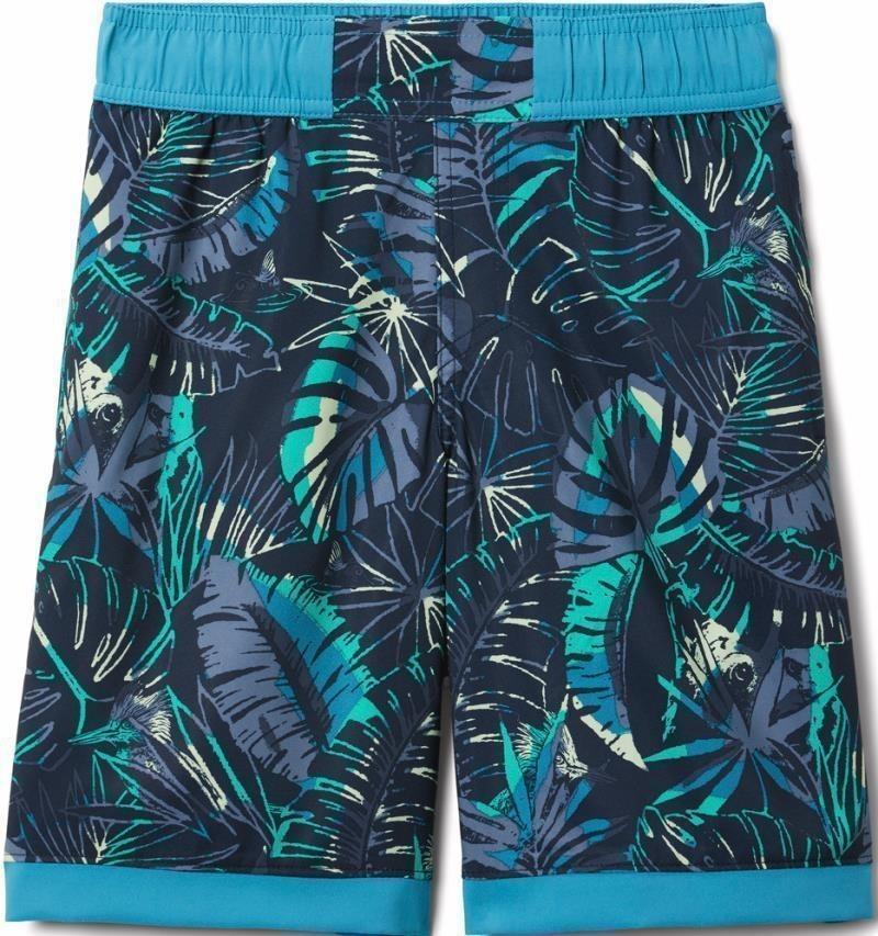 Sandy Shores Boardshorts - Youth Boys - collegiate navy king palms 1