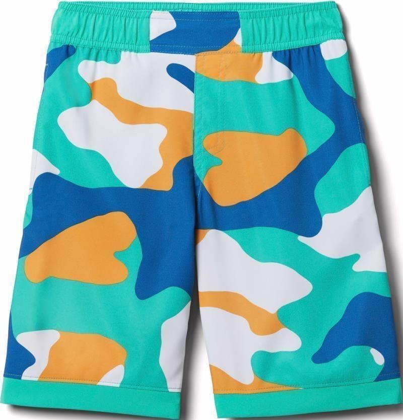 Sandy Shores Boardshorts - Youth Boys - electric turquoise mod camo 1