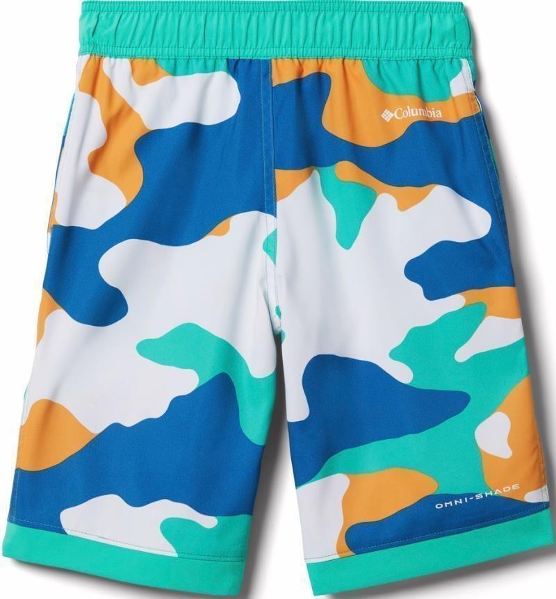 Sandy Shores Boardshorts - Youth Boys - electric turquoise mod camo 1