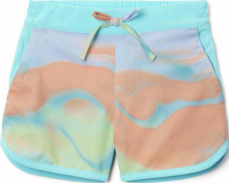 Sandy Shores Boardshort - Toddler Girls - Aquamarine Undercurrent 1