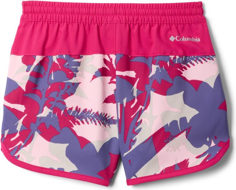 Sandy Shores Boardshorts - Youth Girls - guava pink botaniflage / guava pink 1