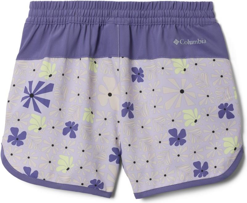 Sandy Shores Boardshorts - Youth Girls - lavender pearl sunbursts / stormwatch 1