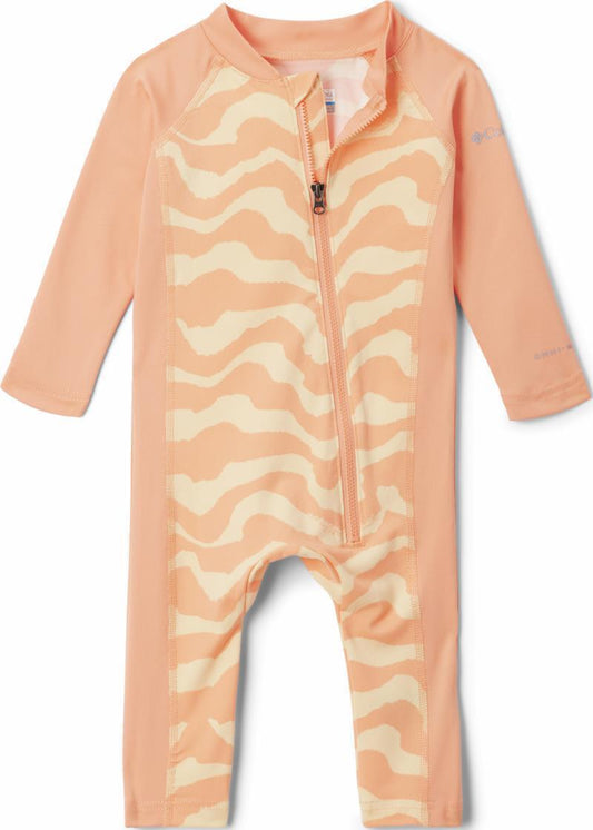 Sandy Shores II Sunsuit - Infant - Sunkissed Wavy / Apricot Fizz 1