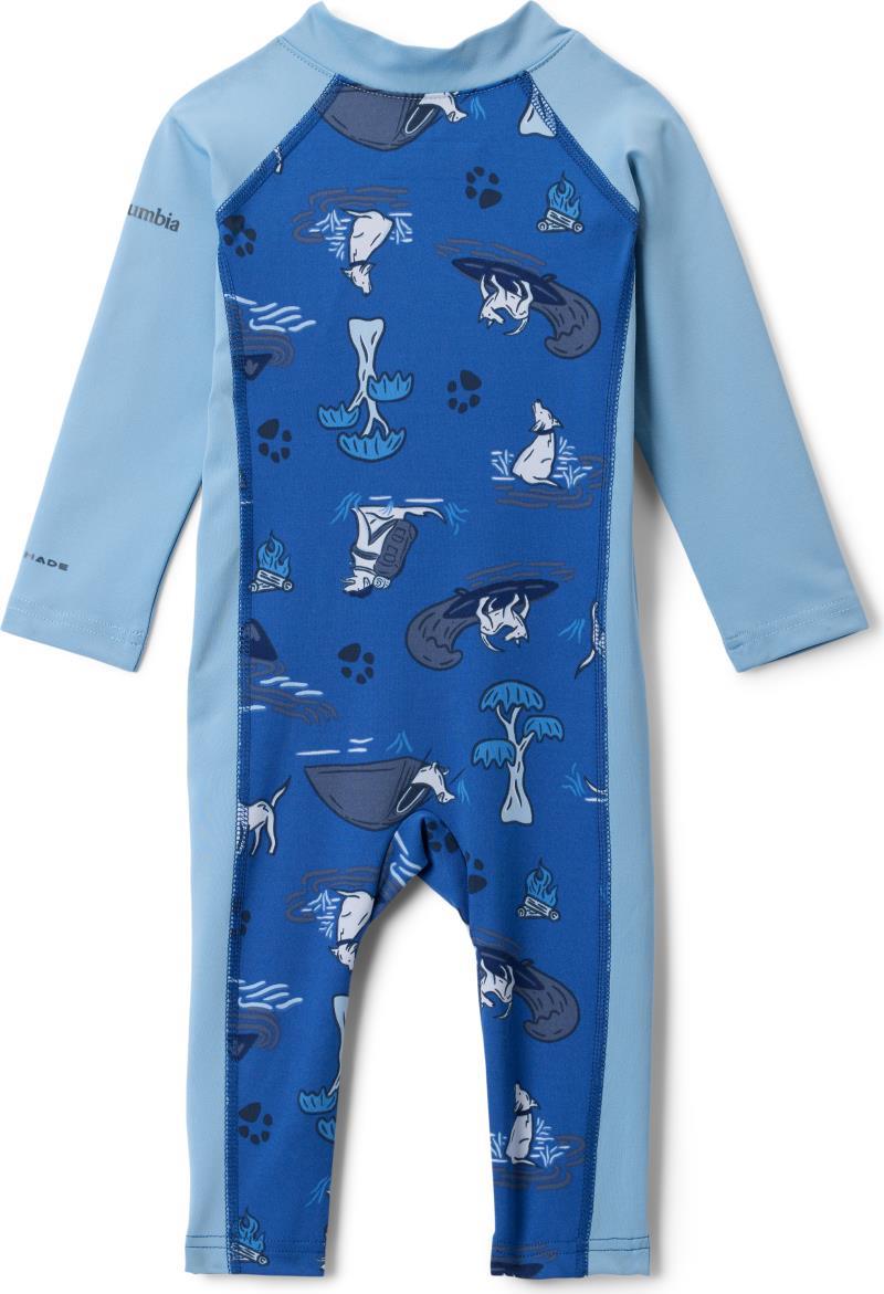 Sandy Shores II Sunsuit - Infant - mountain blue trail tails / ripple blue 1