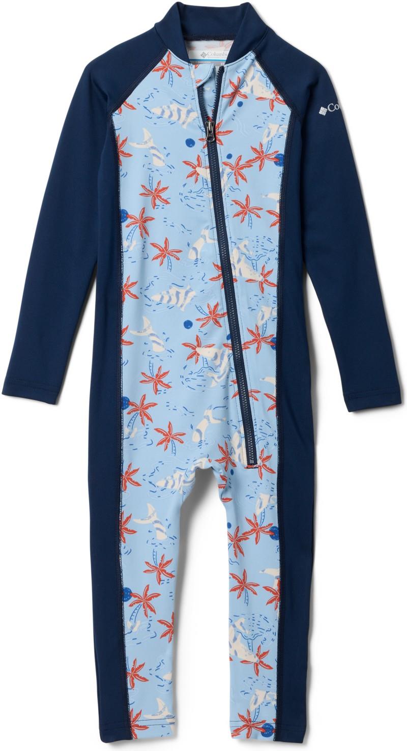 Sandy Shores II Sunsuit - Infant - ripple blue sharktime / collegiate navy 1