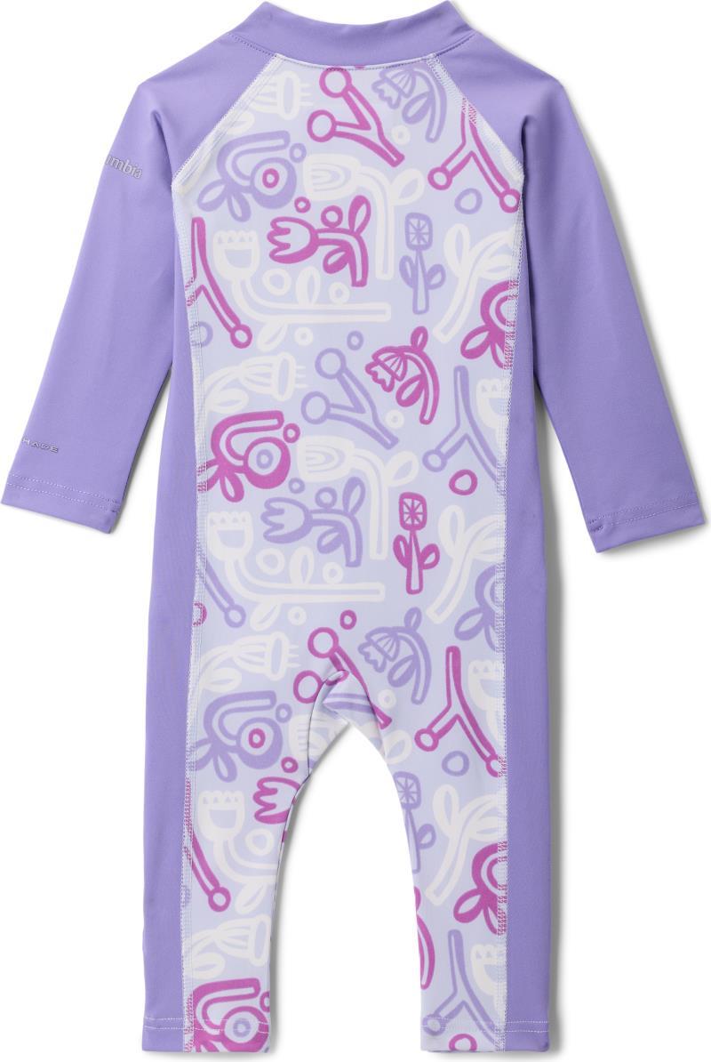 Sandy Shores II Sunsuit - Infant - snowdrift marker made / paisley purple 1