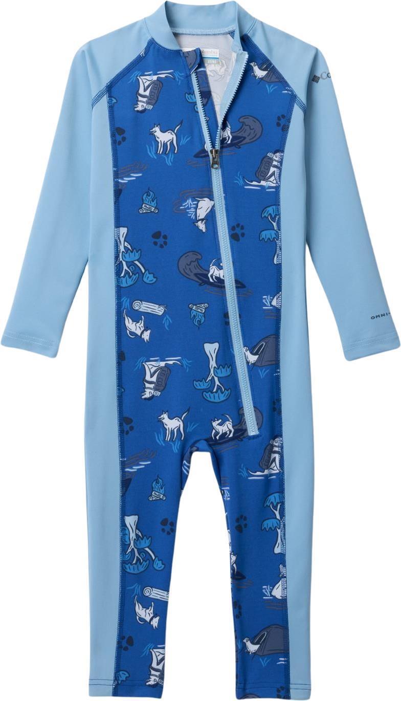 Sandy Shores II Sunsuit - Toddler - mountain blue trail tails / ripple blue 1
