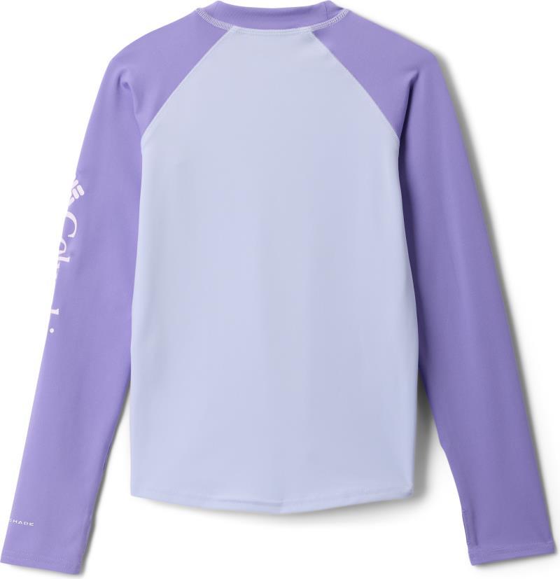 Sandy Shores LS Sunguard - Youth - snowdrift / paisley purple 1