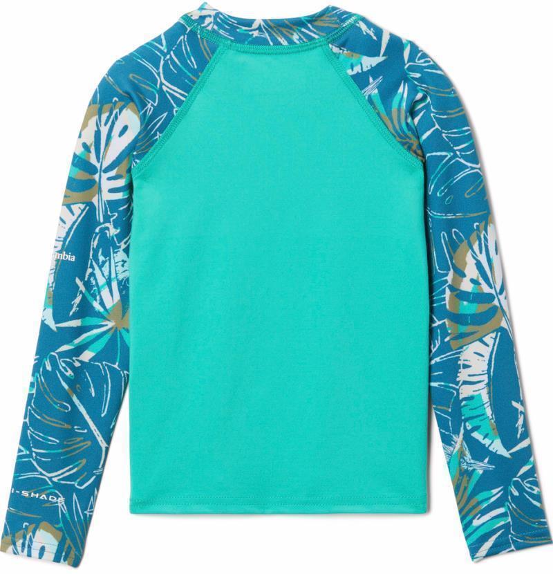 Sandy Shores Printed LS Sunguard - Toddler - Electric Turquoise / Deep Marine King Pal 2