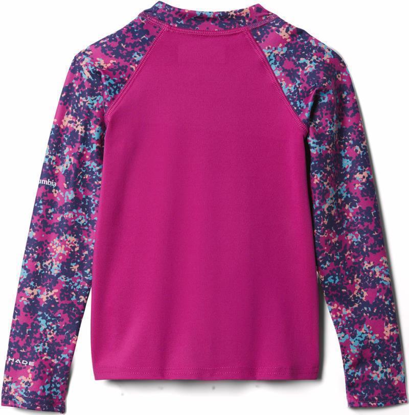 Sandy Shores Printed LS Sunguard - Toddler - Wild Fuchsia / Wild Fuchsia Dotty Disguise Print 2