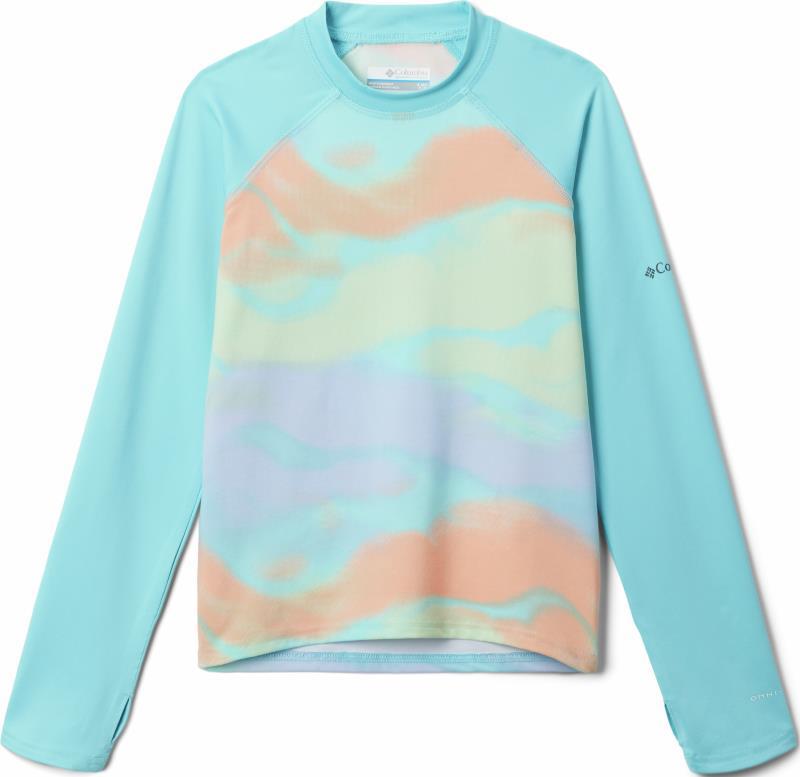 Sandy Shores Printed LS Sunguard - Youth - black 1