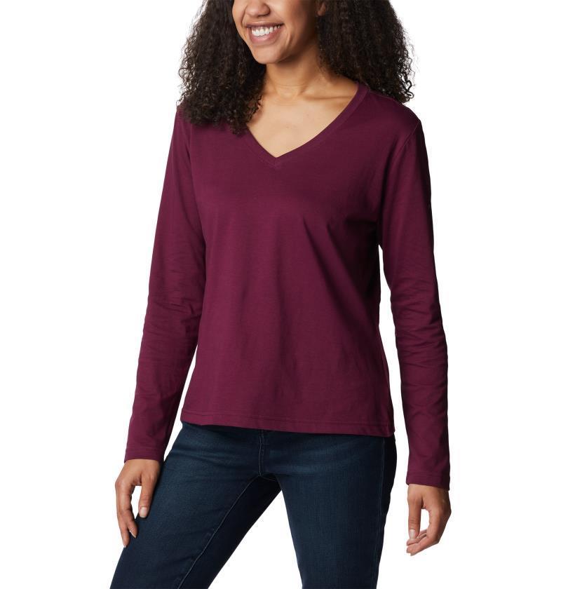Saphire Point LS Tee - Womens - Marionberry 3