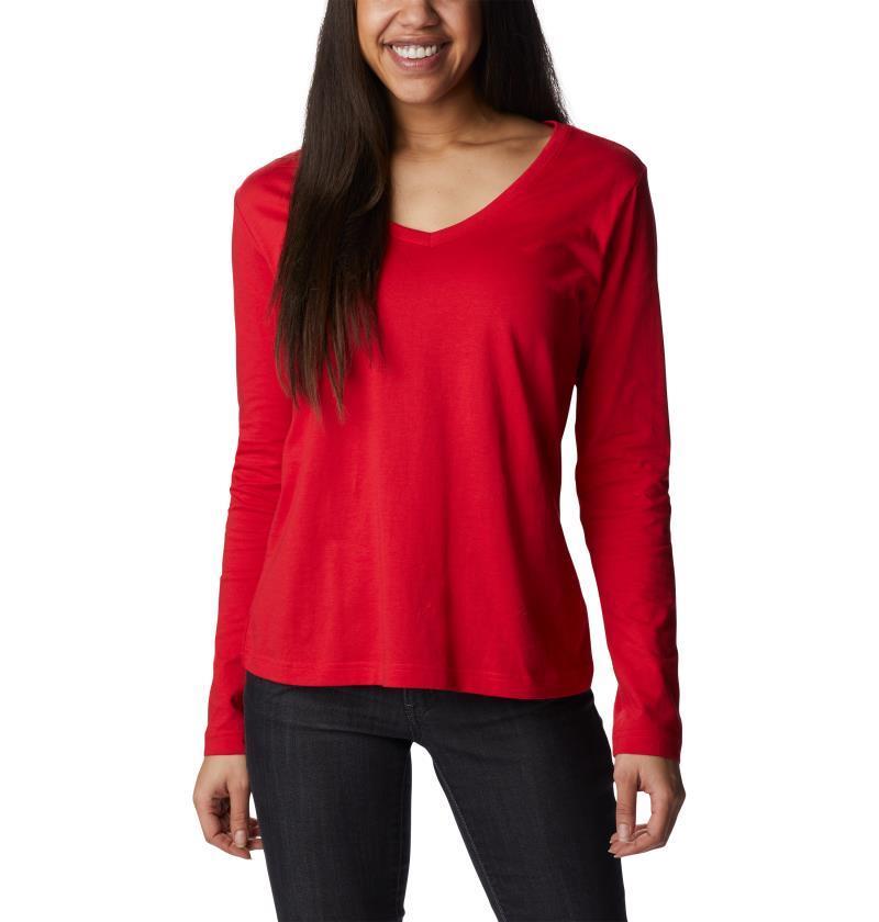Saphire Point LS Tee - Womens - Red Lily 1