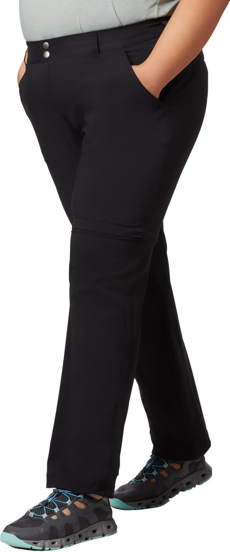 Saturday Trail II Convertible Pants, Reg - Plus - Womens - Black 1