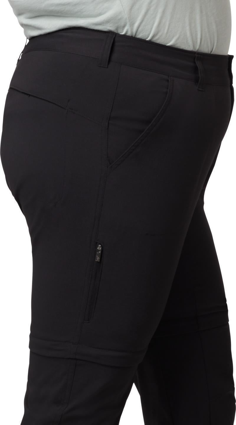 Saturday Trail II Convertible Pants, Reg - Plus - Womens - Black 4