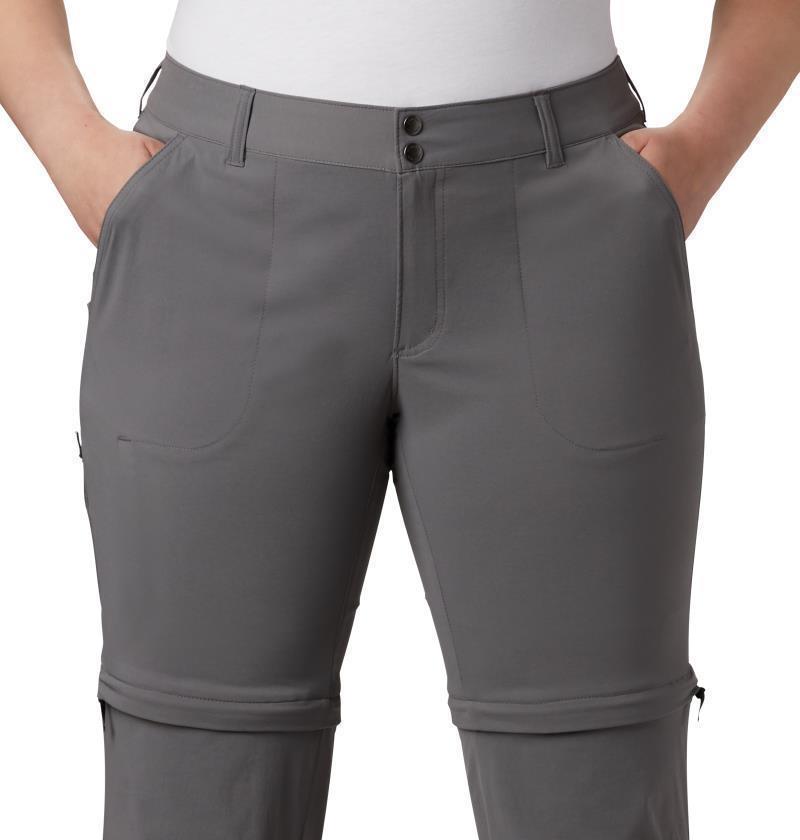 Saturday Trail II Convertible Pants, Reg - Plus - Womens - City Grey 5