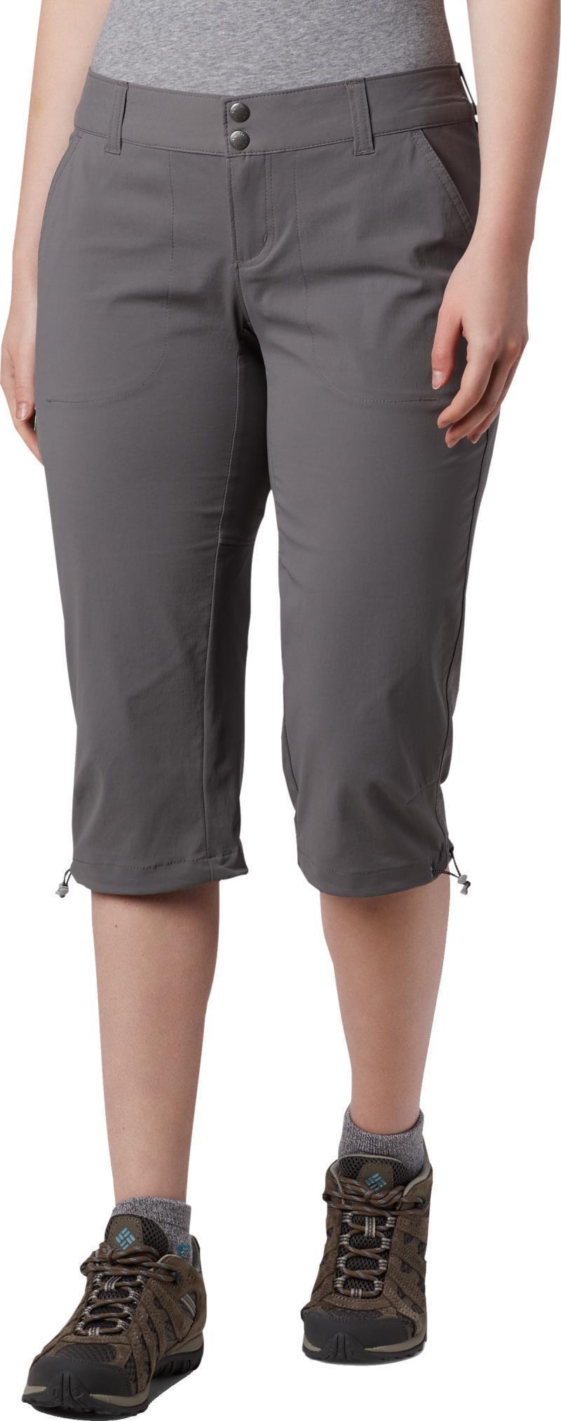 Saturday Trail II Knee Pants, 18" Inseam - Womens - City Grey 1