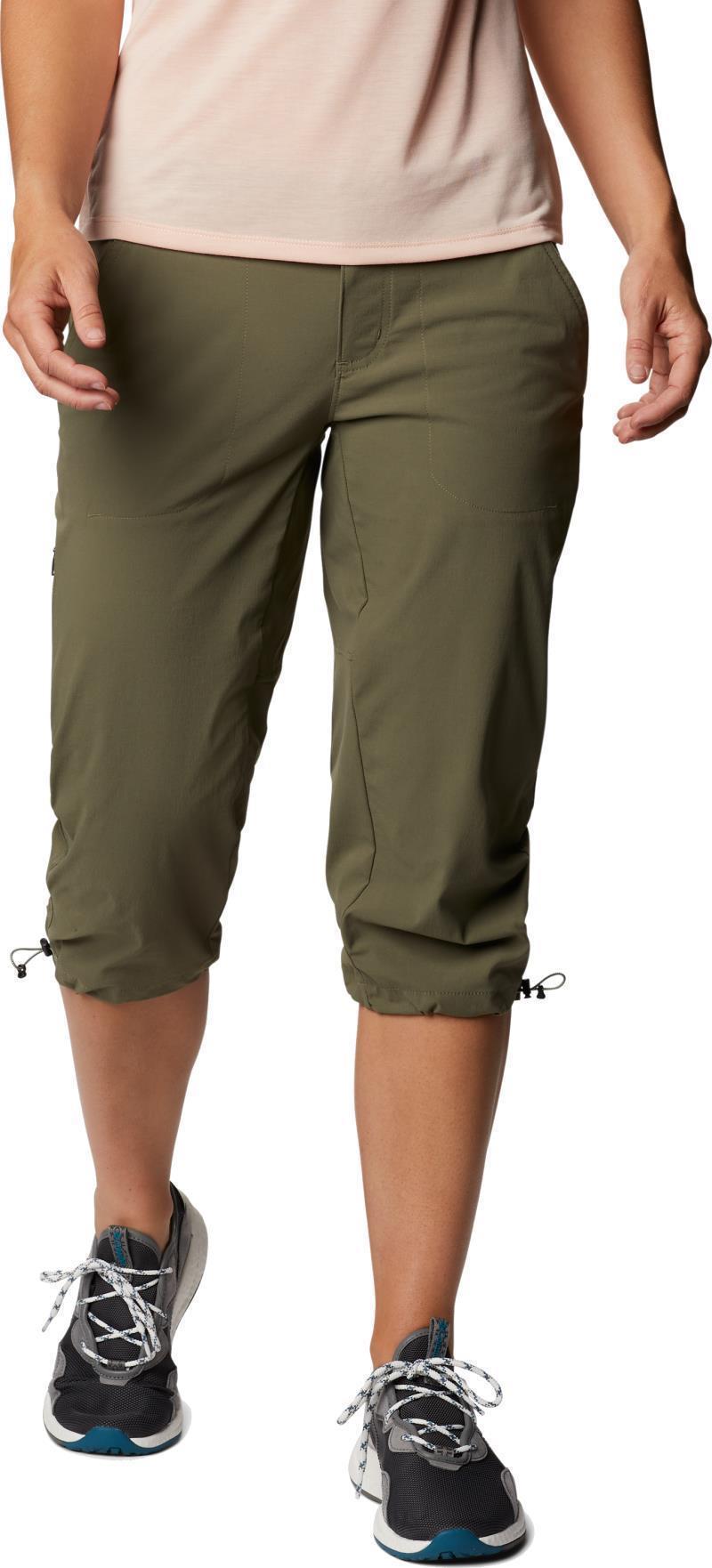 Saturday Trail II Knee Pants, 18" Inseam - Womens - Stone Green 1