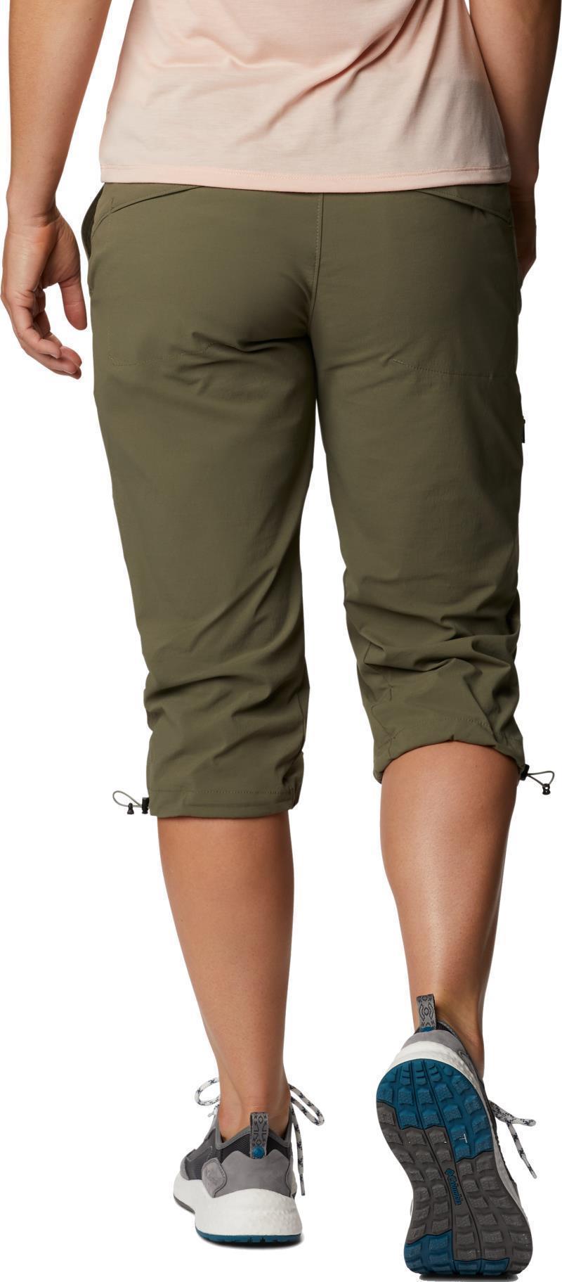 Saturday Trail II Knee Pants, 18" Inseam - Womens - Stone Green 2