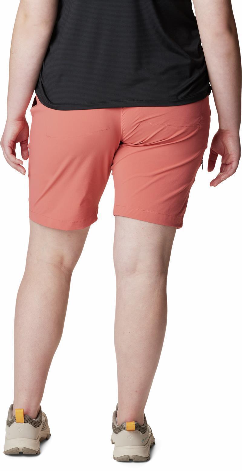 Saturday Trail Long Shorts, 10" Inseam, Extended - Womens - Dark Coral 2