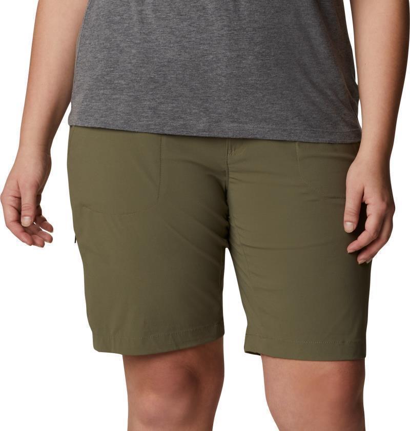 Saturday Trail Long Shorts, 12" Inseam, Extended - Womens - Stone Green 1