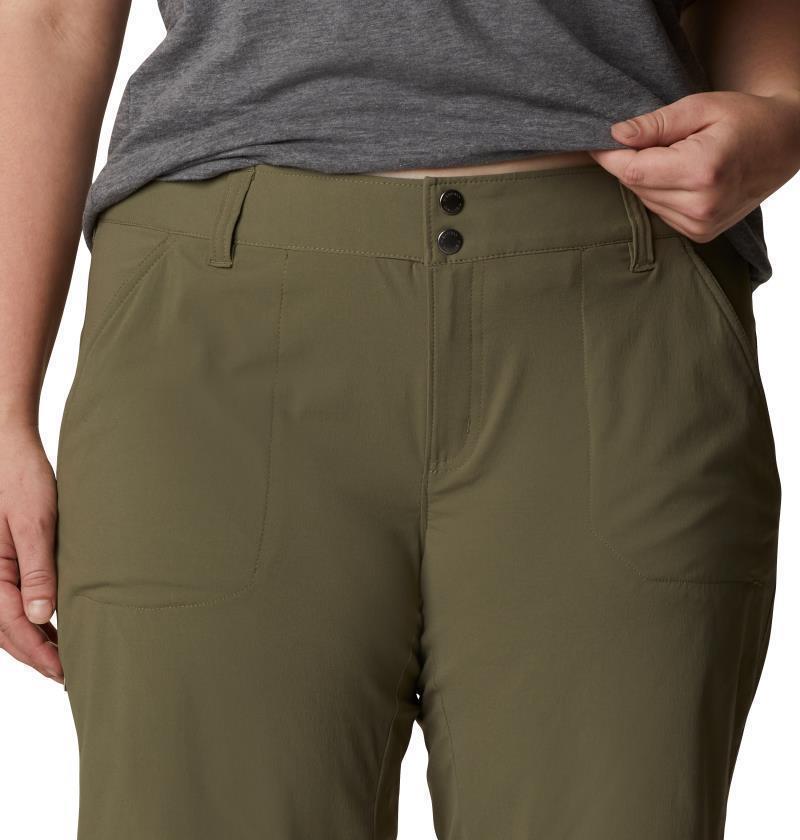 Saturday Trail Long Shorts, 12" Inseam, Extended - Womens - Stone Green 4