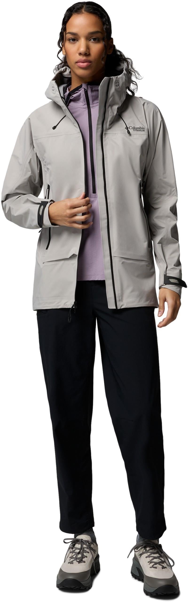 Saudan Pro 3L Shell - Womens - flint grey 1