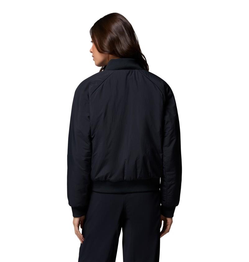 Sauvie Sky Bomber - Womens - black / antique mauve 1