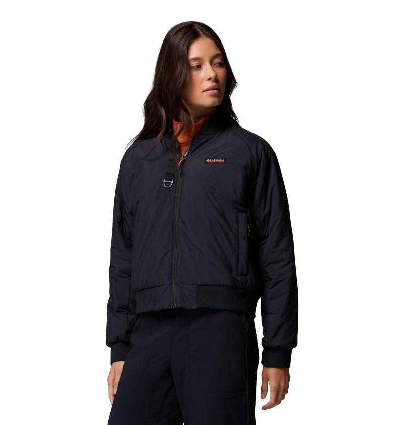 Sauvie Sky Bomber - Womens - black / antique mauve 1
