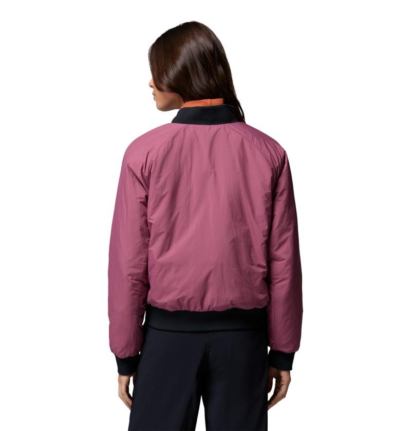 Sauvie Sky Bomber - Womens - black / antique mauve 1