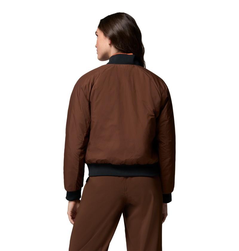 Sauvie Sky Bomber - Womens - red quartz / tobacco 1