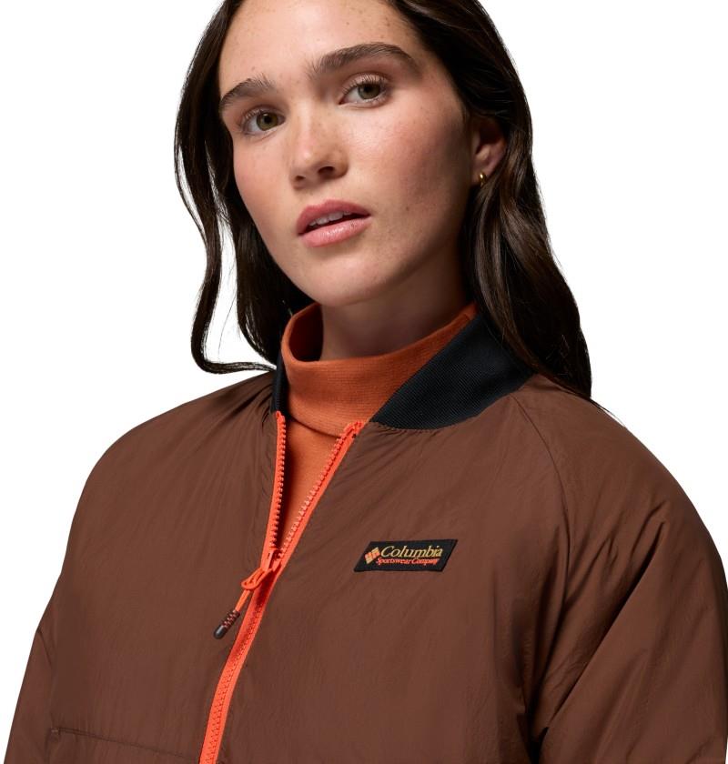 Sauvie Sky Bomber - Womens - red quartz / tobacco 1