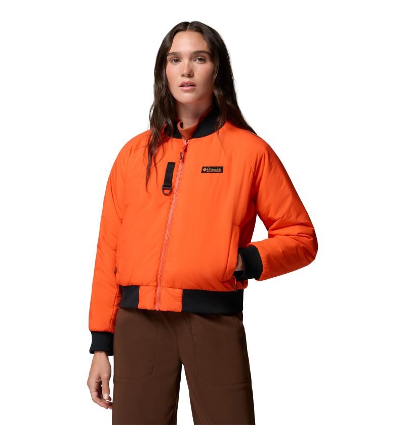 Sauvie Sky Bomber - Womens - red quartz / tobacco 1