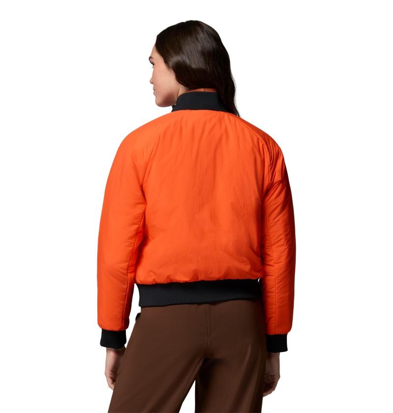 Sauvie Sky Bomber - Womens - red quartz / tobacco 1