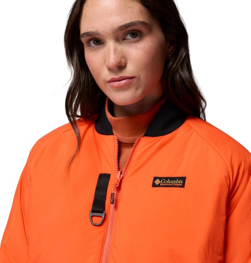 Sauvie Sky Bomber - Womens - red quartz / tobacco 1