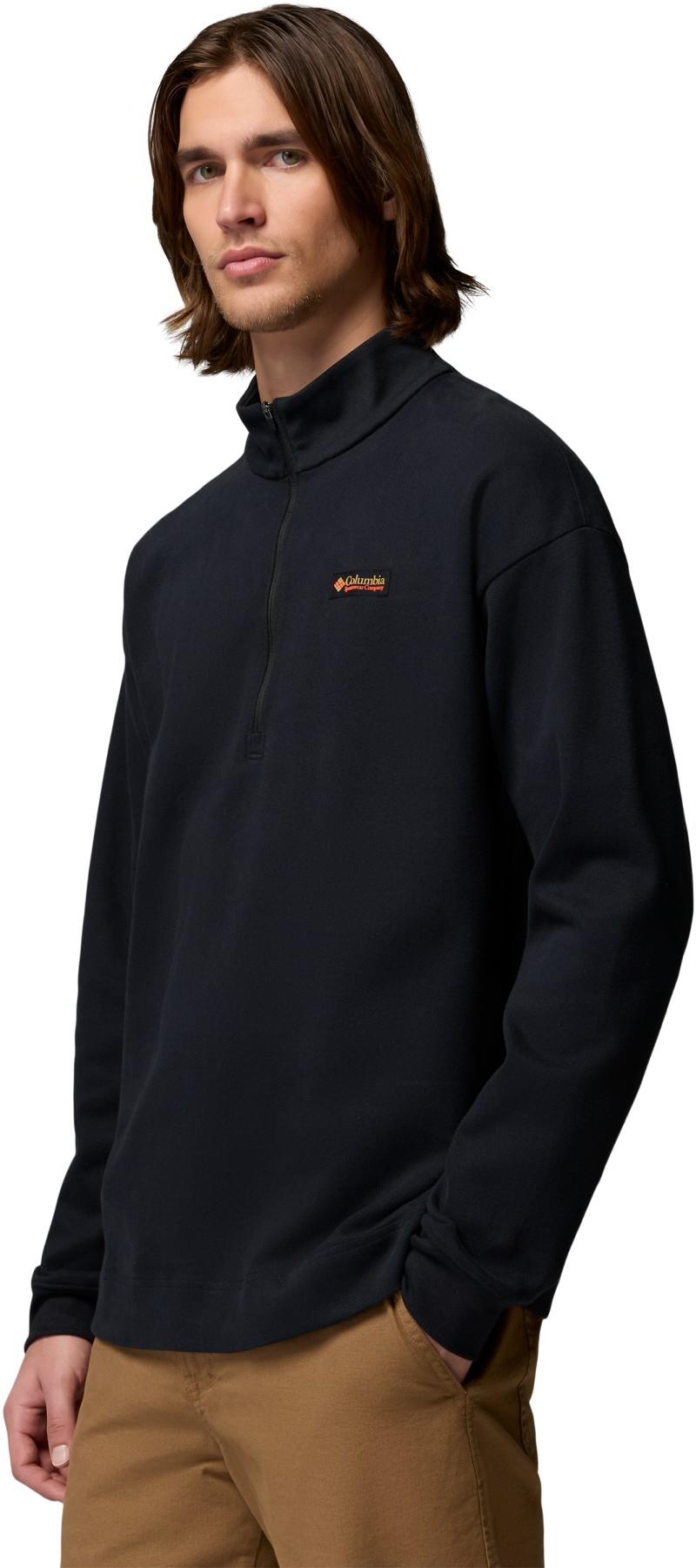 Sauvie Sky Knit 1/4 Zip - Mens - black 1