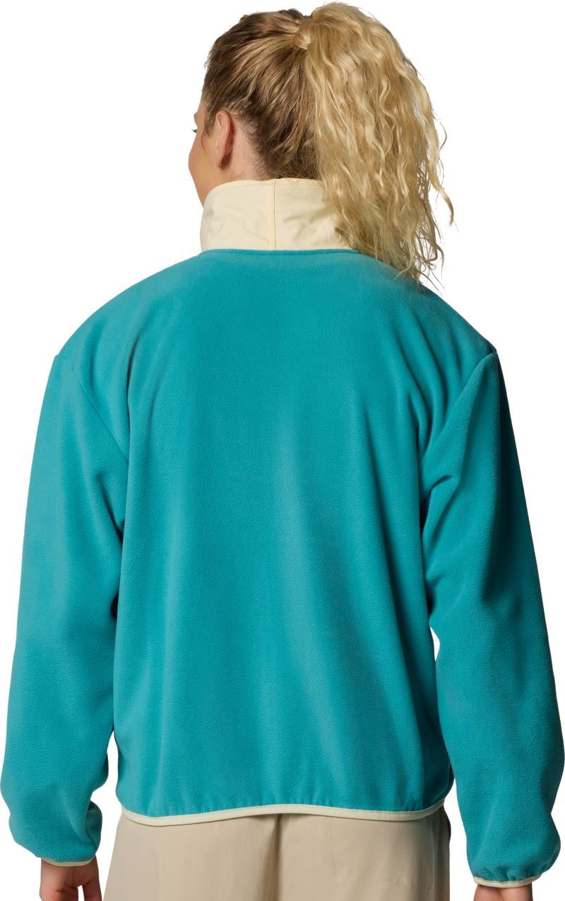 Sequoia Grove Full-Zip Fleece - Womens - teal / lemon wash 1