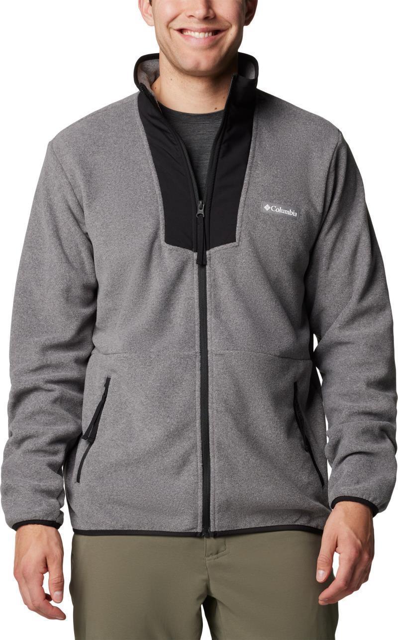 Sequoia Grove Full Zip Fleece, Extended - Mens - City Grey Heather / Black 1