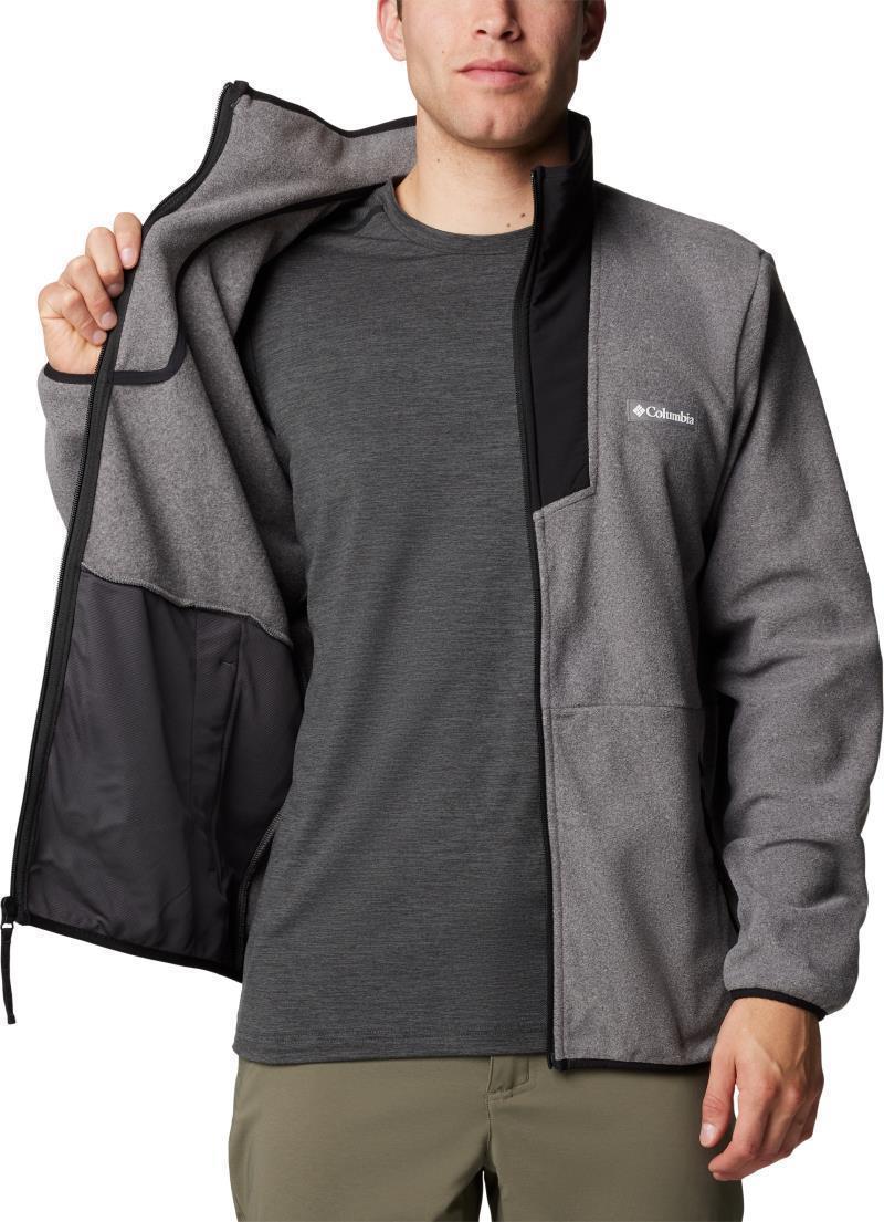 Sequoia Grove Full Zip Fleece, Extended - Mens - City Grey Heather / Black 3