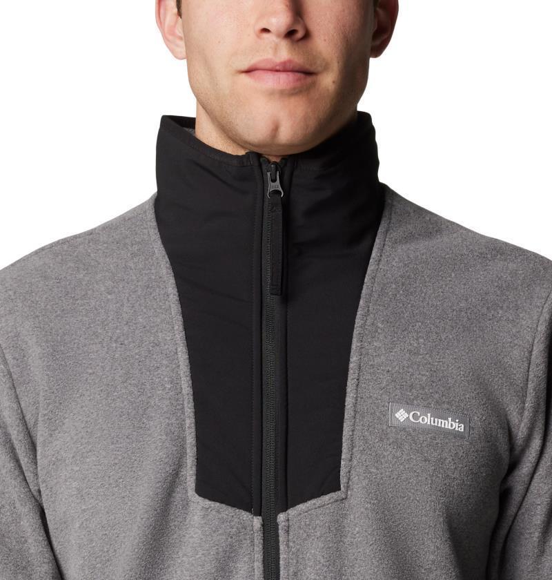 Sequoia Grove Full Zip Fleece, Extended - Mens - City Grey Heather / Black 6