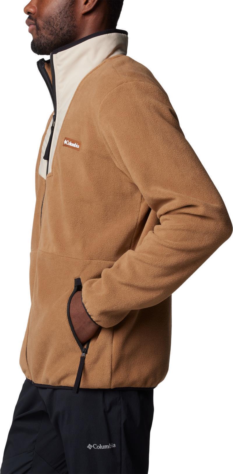 Sequoia Grove Full Zip Fleece, Extended - Mens - Delta / Ancient Fossil / Black 5