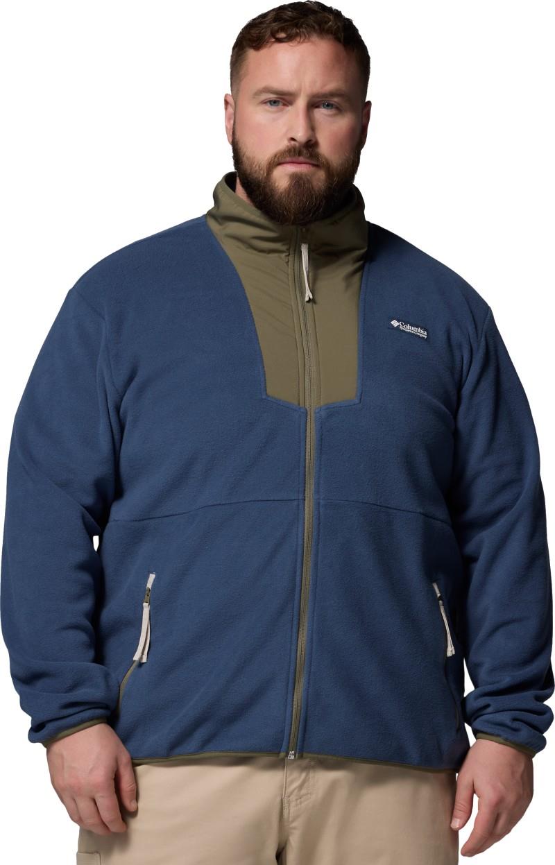 Sequoia Grove Full Zip Fleece, Extended - Mens - dark mountain / stone green 1