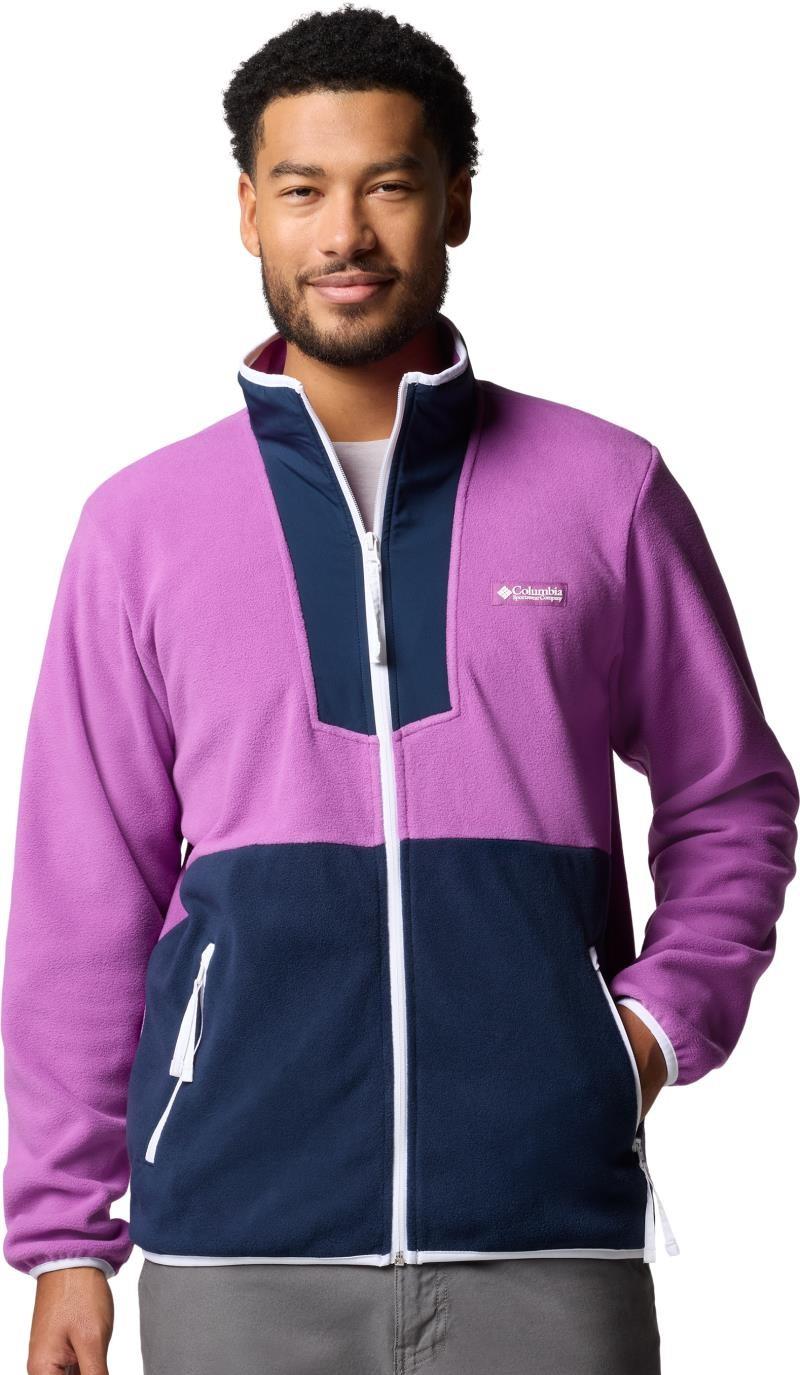 Sequoia Grove Full Zip Fleece, Extended - Mens - razzle / collegiate navy 1
