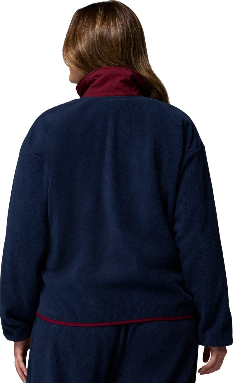 Sequoia Grove Full Zip Fleece, Extended - Womens - collegiate navy / rich wine / maple sugar 1