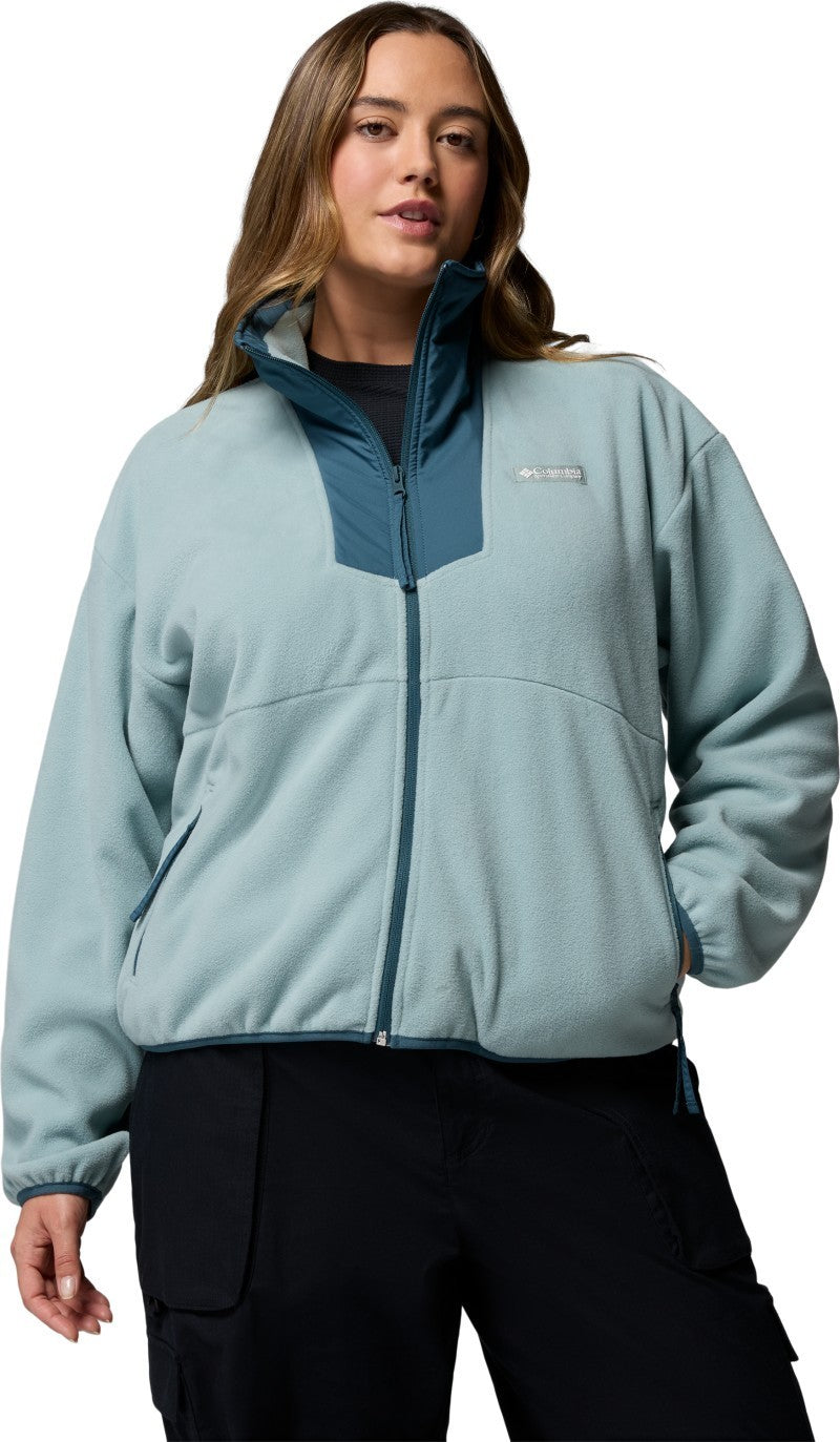 Sequoia Grove Full Zip Fleece, Extended - Womens - crushed blue / everblue 1