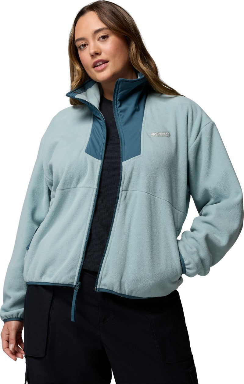 Sequoia Grove Full Zip Fleece, Extended - Womens - crushed blue / everblue 1