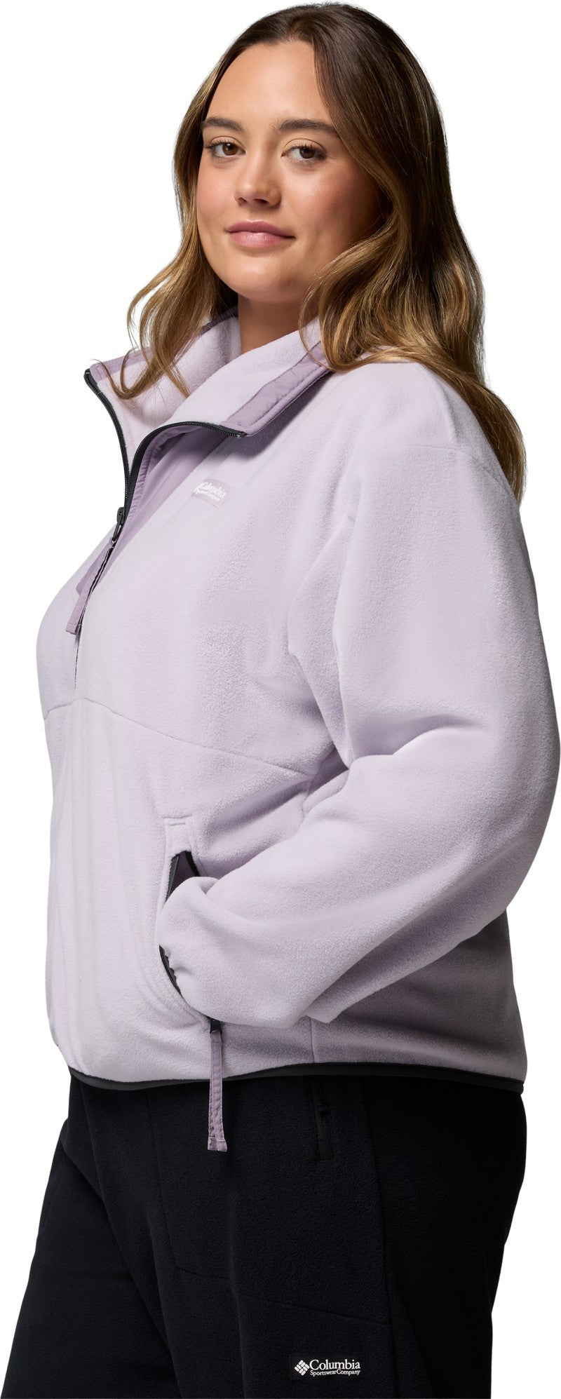 Sequoia Grove Full Zip Fleece, Extended - Womens - lavender pearl / shale purple 1